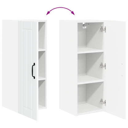 Armadietto a muro LUCCA 2 pcs Bianco 30 x 31 x 80 cm