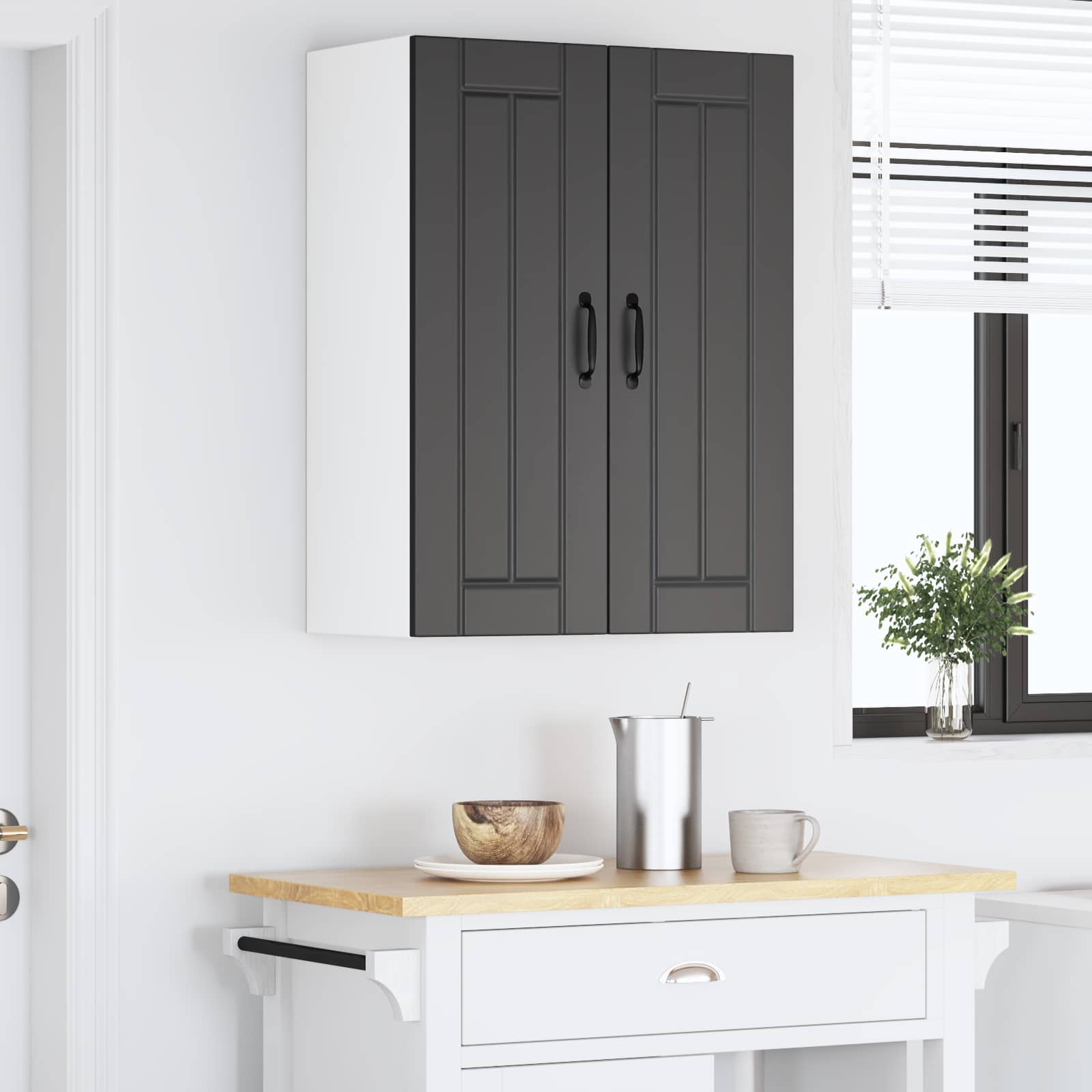 Pannello lavastoviglie Lucca 2 pcs Nero 30 x 31 x 80 cm | homemem39