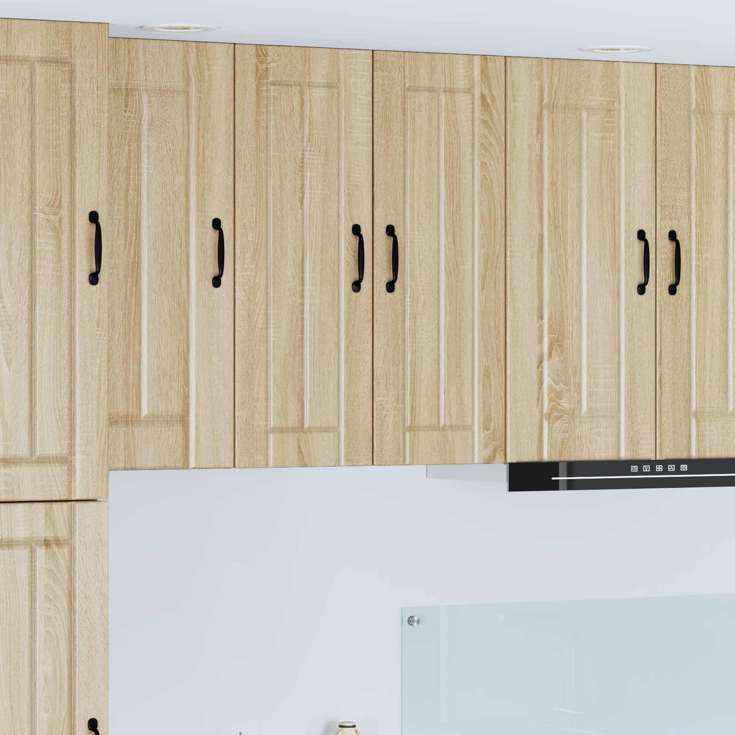 Armadietto a muro LUCCA 2 pcs Rovere Sonoma 30 x 31 x 80 cm