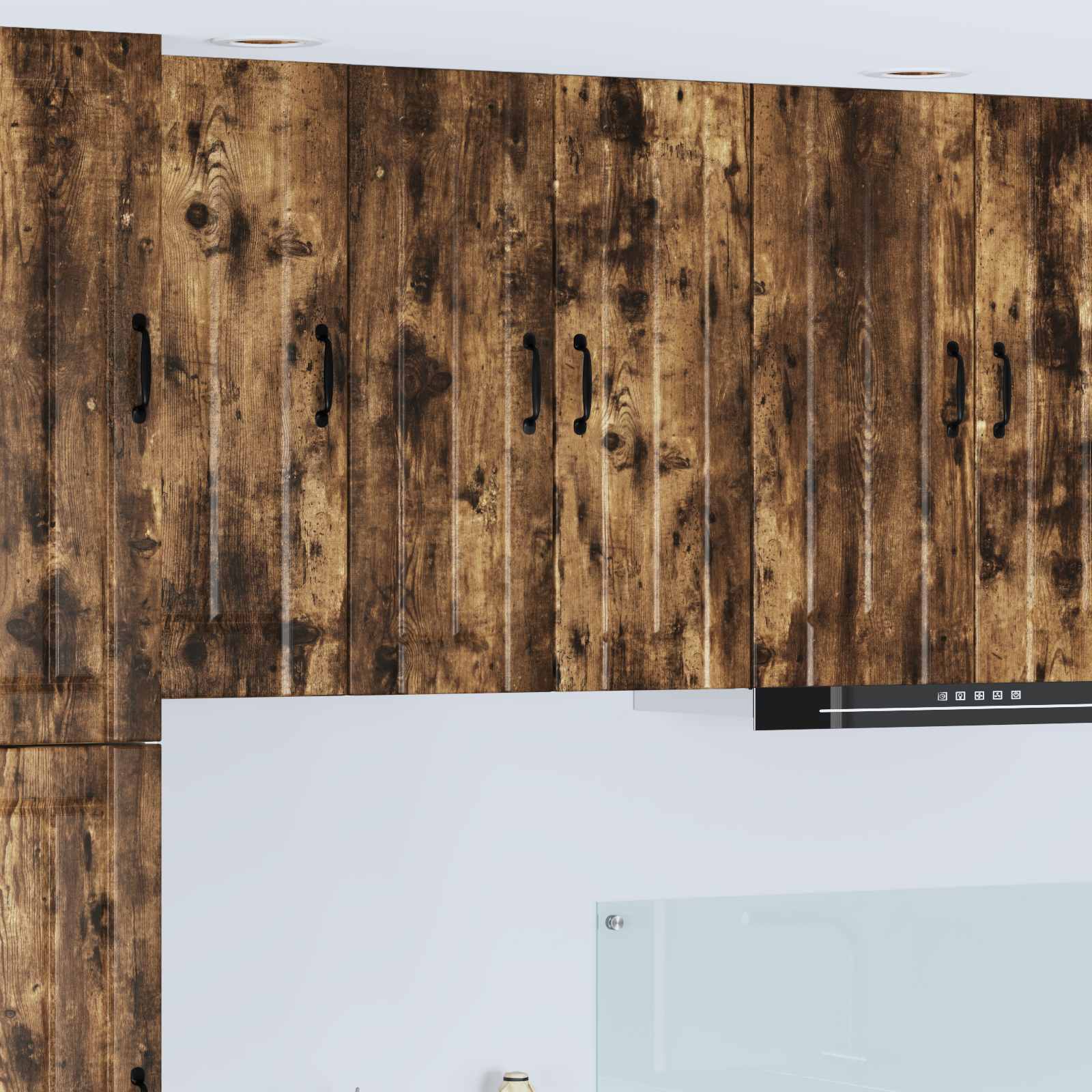 Armadietto a muro LUCCA Rovere Fumo 30 x 31 x 80 cm | homemem39