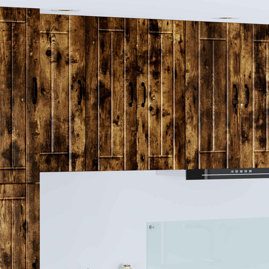 Armadietto a muro LUCCA Rovere Fumo 30 x 31 x 80 cm
