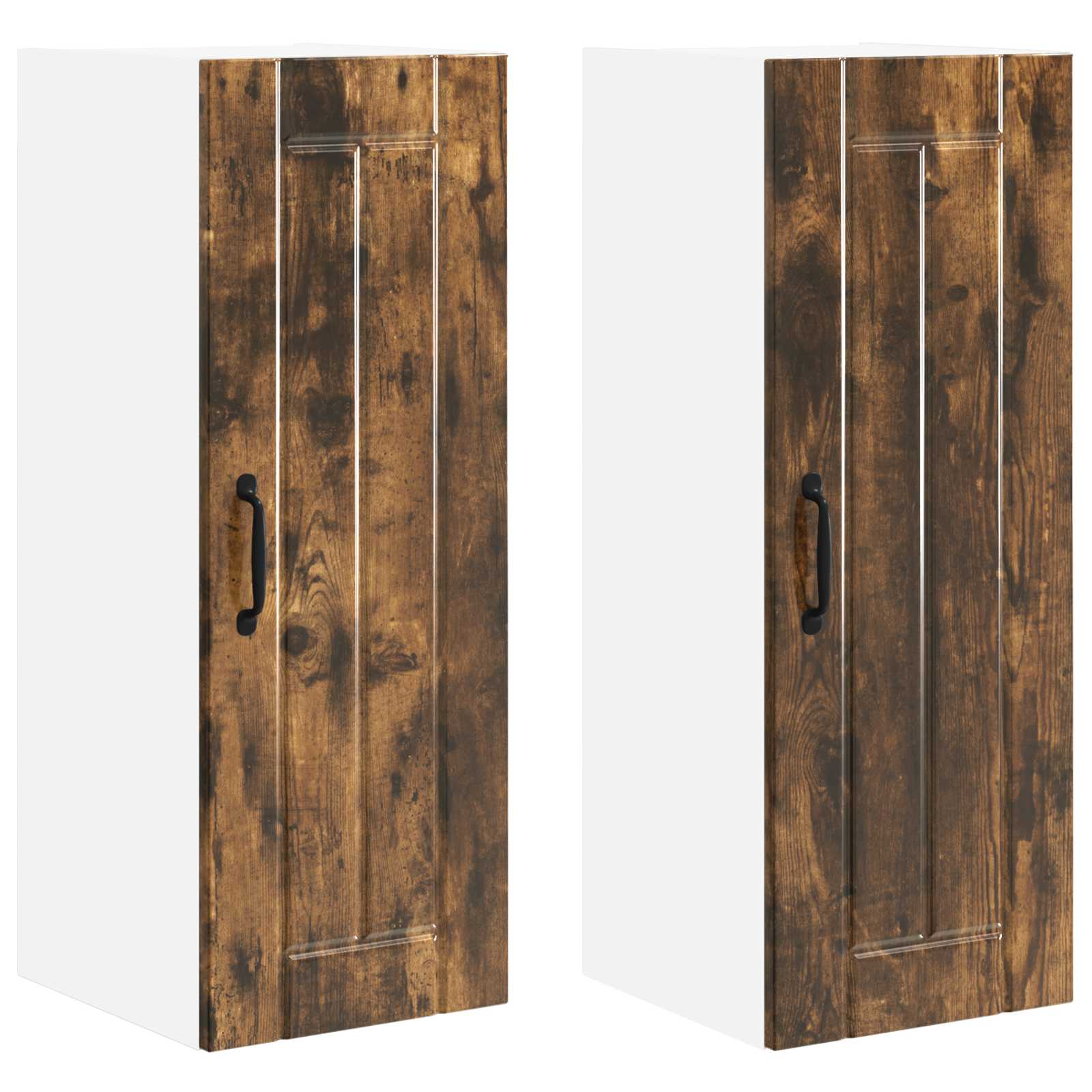 Armadietto a muro LUCCA 2 pcs Rovere Fumo 30 x 31 x 80 cm | homemem39