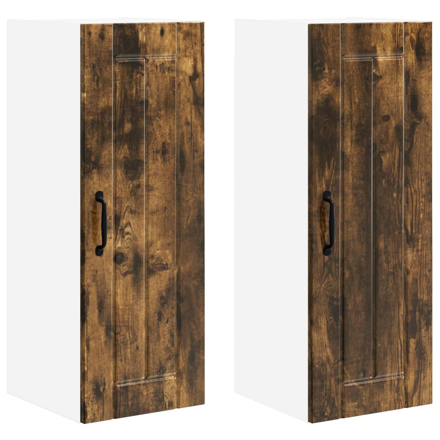 Armadietto a muro LUCCA 2 pcs Rovere Fumo 30 x 31 x 80 cm