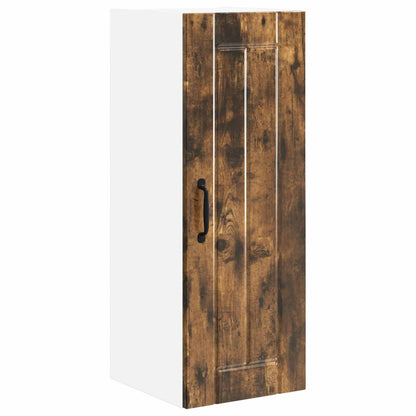 Armadietto a muro LUCCA 2 pcs Rovere Fumo 30 x 31 x 80 cm | homemem39