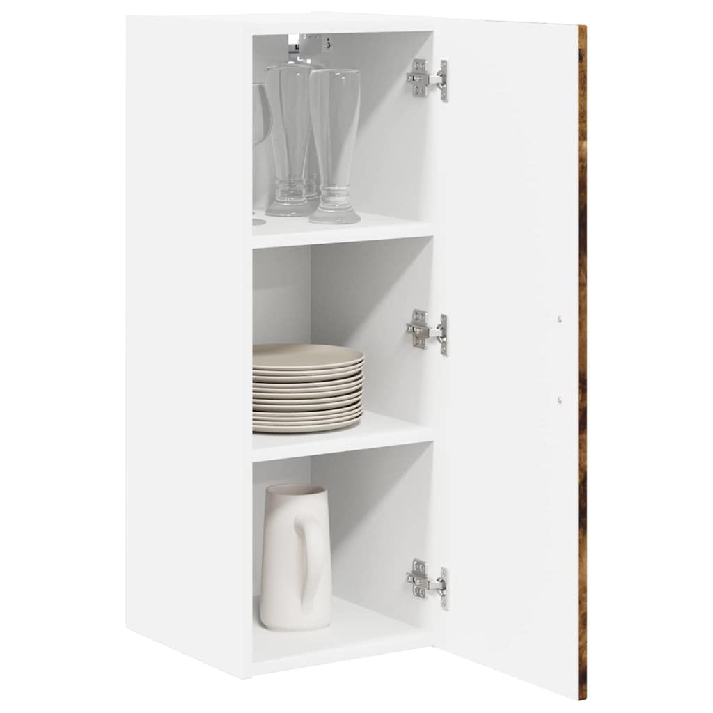 Armadietto a muro LUCCA 2 pcs Rovere Fumo 30 x 31 x 80 cm | homemem39