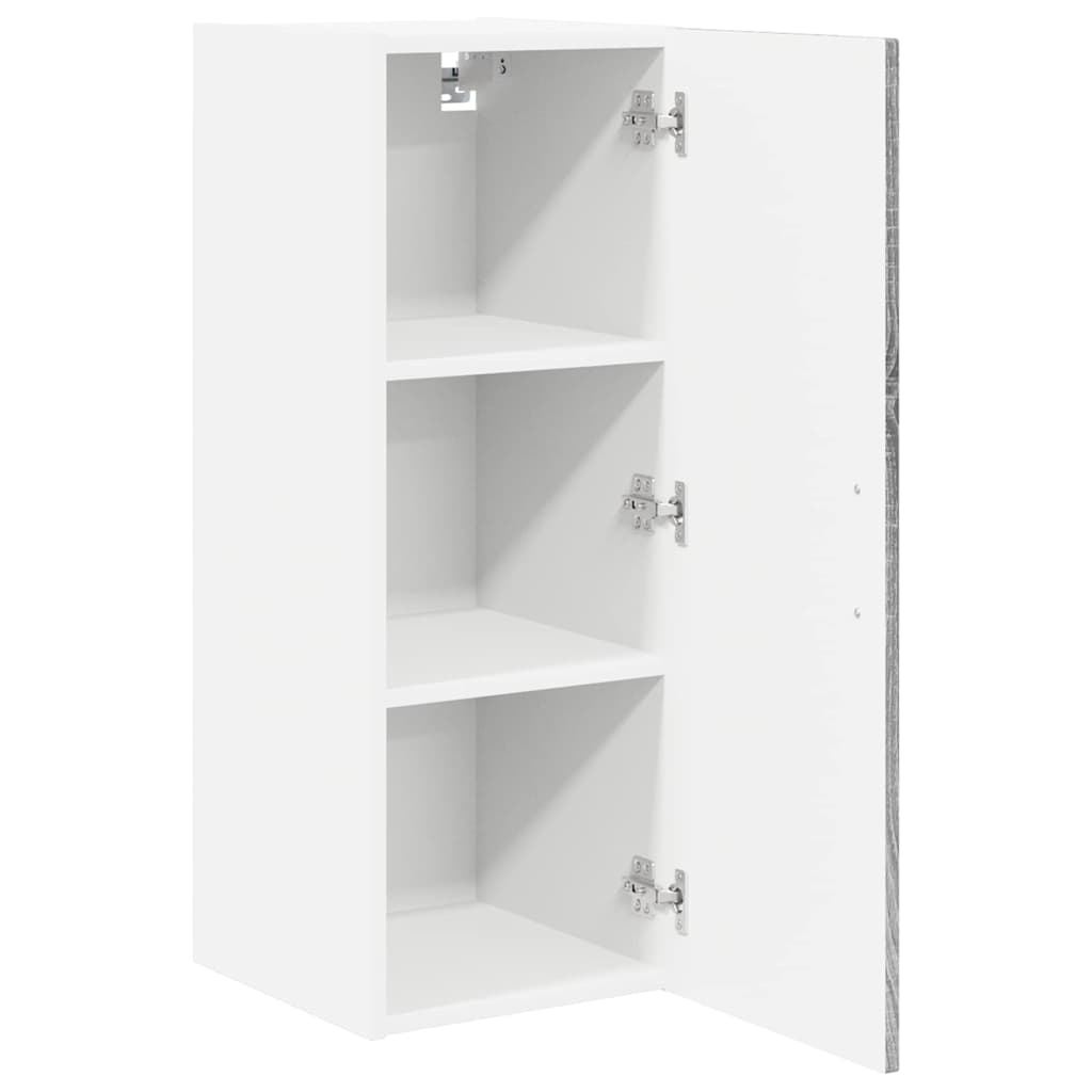 Armadietto a muro LUCCA 2 pcs Grigio Sonoma 30 x 31 x 80 cm | homemem39