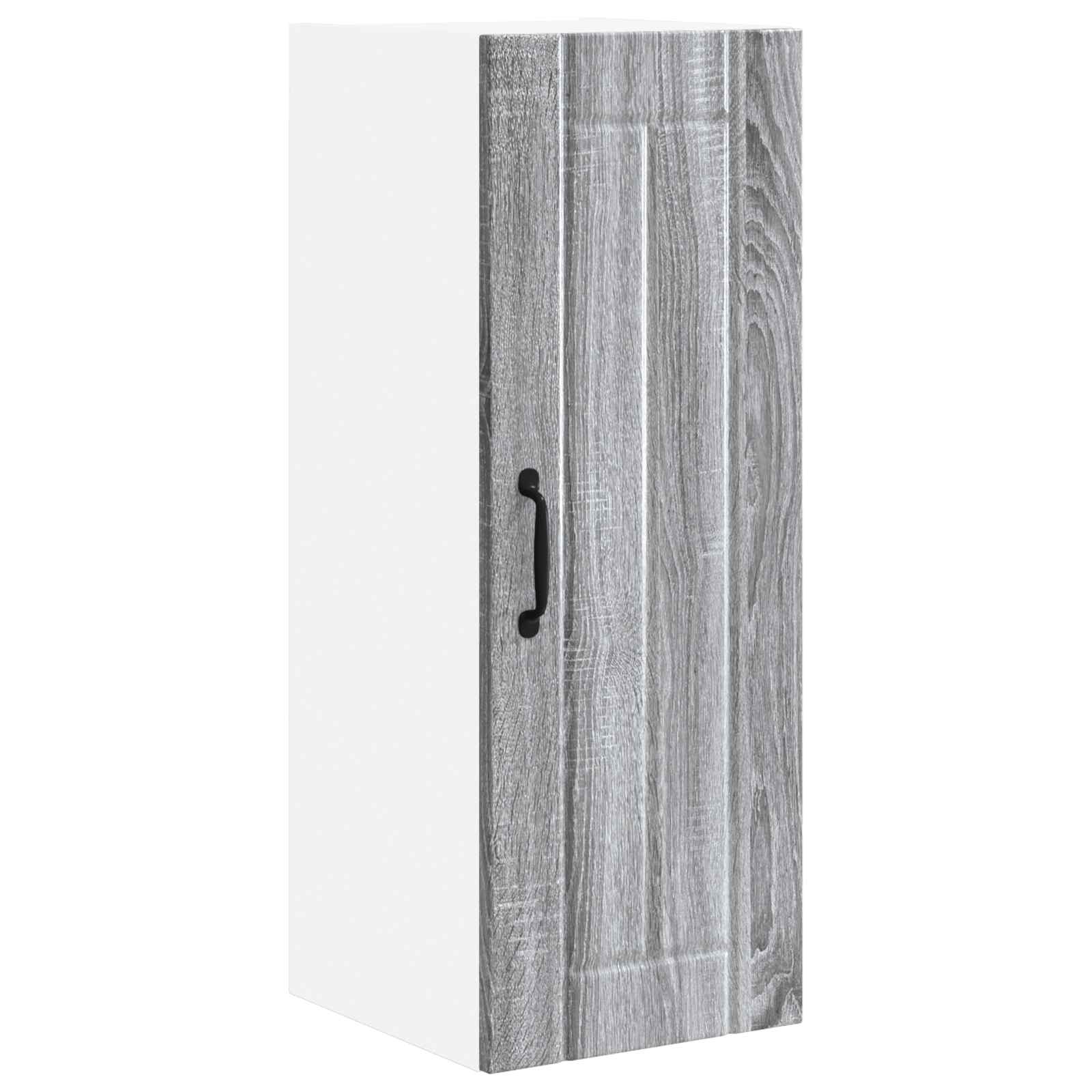 Armadietto a muro LUCCA 2 pcs Grigio Sonoma 30 x 31 x 80 cm | homemem39