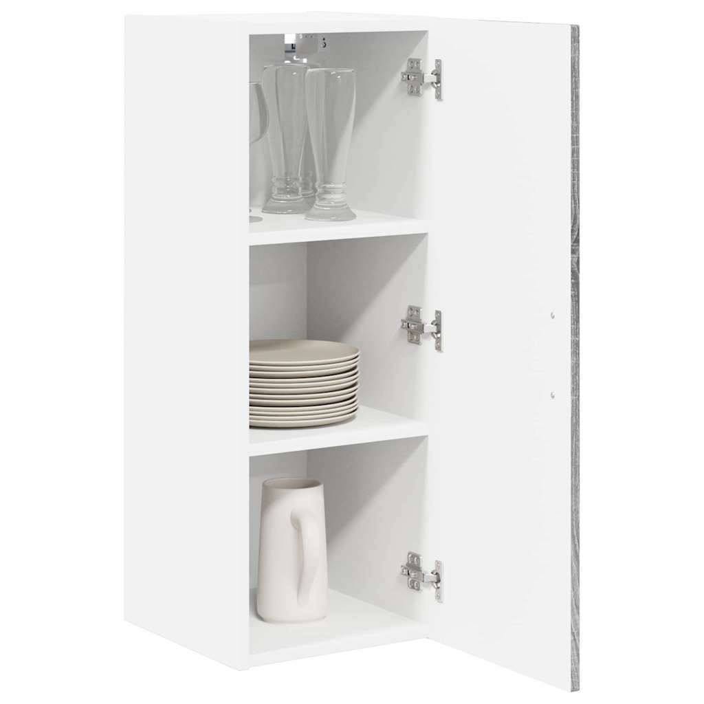 Armadietto a muro LUCCA 2 pcs Grigio Sonoma 30 x 31 x 80 cm | homemem39