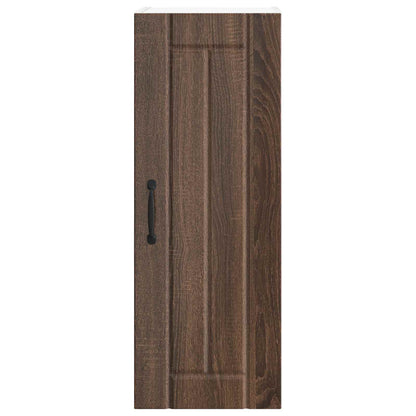 Armadietto a muro LUCCA 2 pcs Rovere Marrone 30 x 31 x 80 cm
