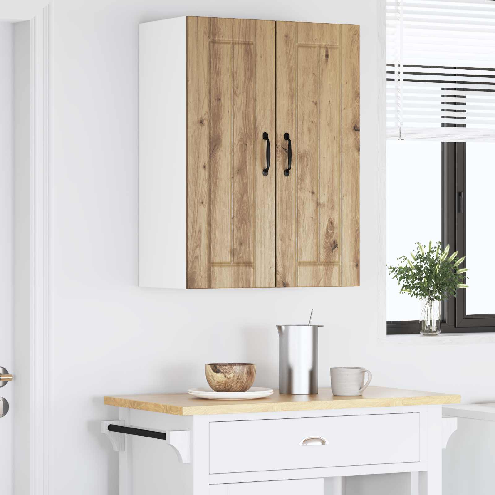 Armadietto a muro LUCCA 2 pcs Rovere Artigianale | homemem39