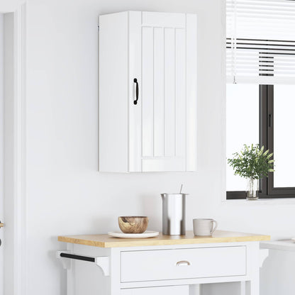 Armadietto a muro LUCCA Bianco Lucido 40 x 31 x 80 cm | homemem39