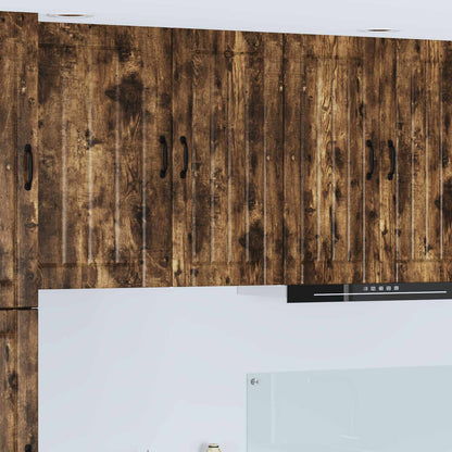 Armadietto a muro LUCCA Rovere Fumo 40 x 31 x 80 cm