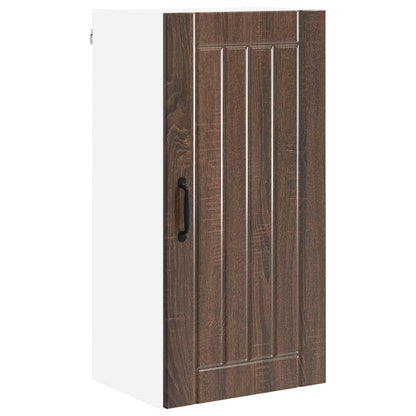 Armadietto a muro LUCCA Rovere Marrone 40 x 31 x 80 cm | homemem39