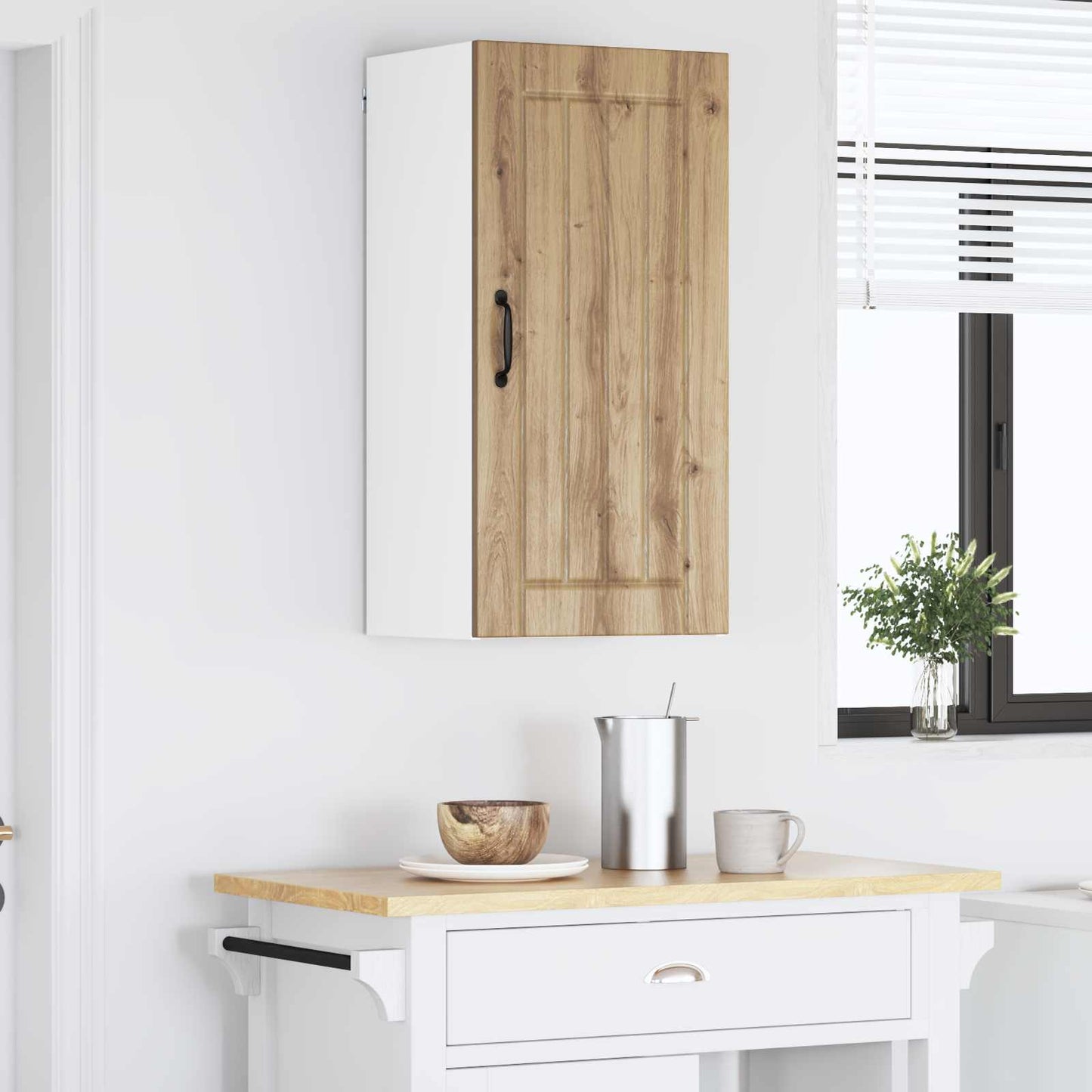 Armadietto a muro LUCCA Rovere Artigianale 40 x 31 x 80 cm | homemem39