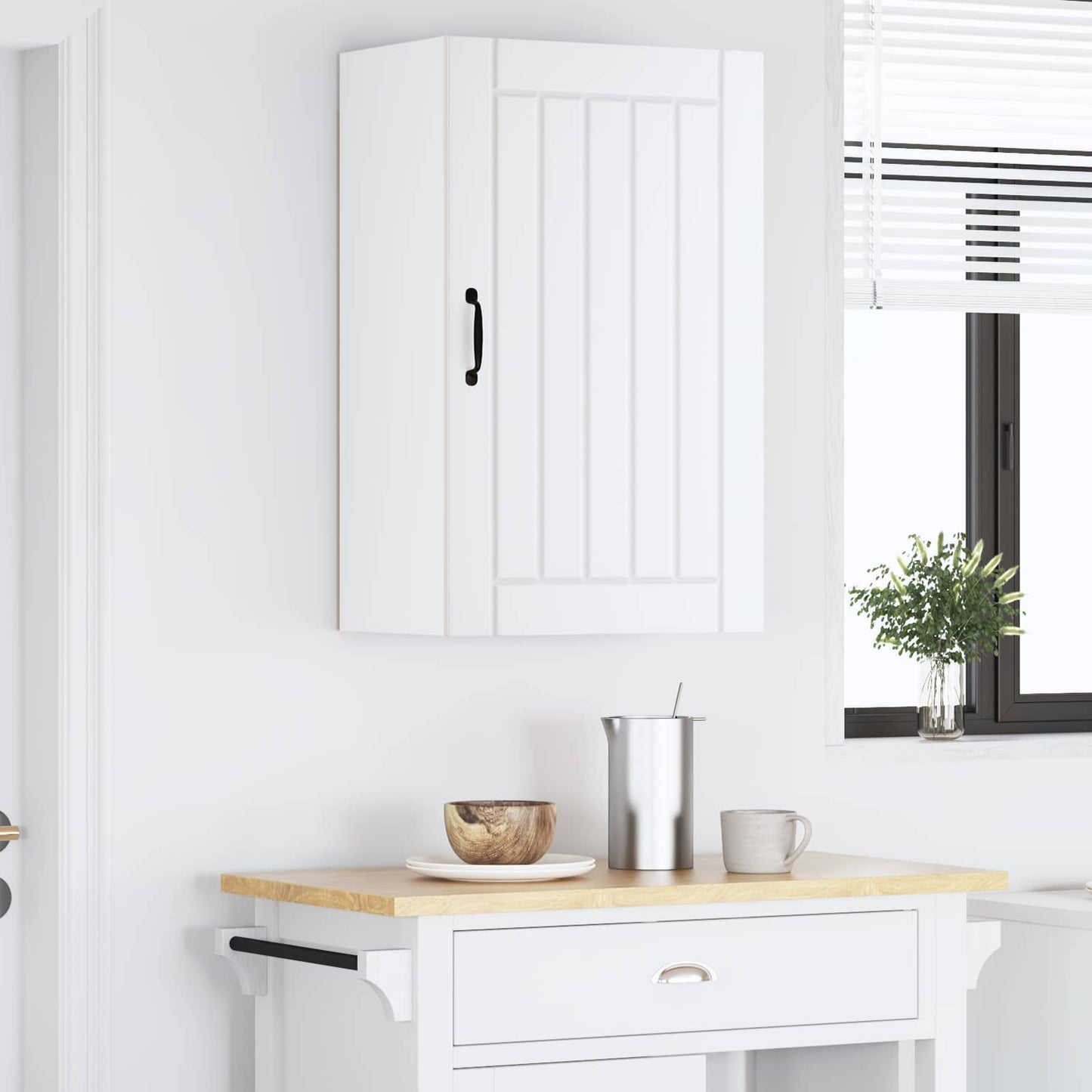 Armadietto a muro LUCCA Bianco 50 x 31 x 80 cm | homemem39