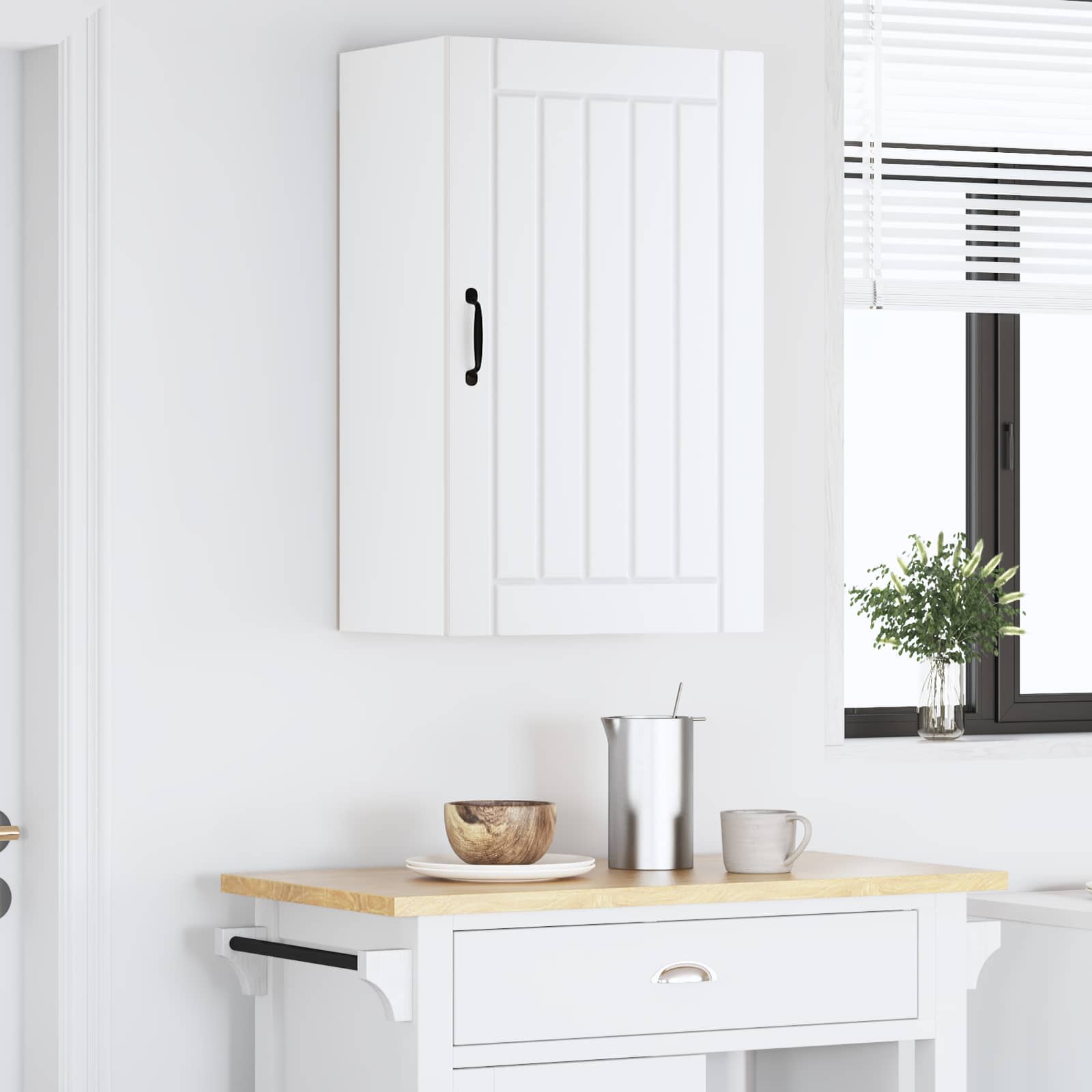 Armadietto a muro LUCCA Bianco 50 x 31 x 80 cm | homemem39