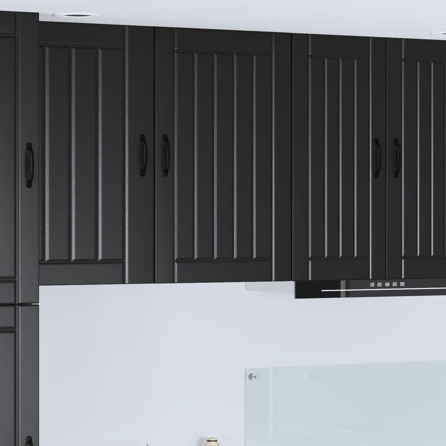 Armadietto a muro LUCCA Nero 50 x 31 x 80 cm | homemem39