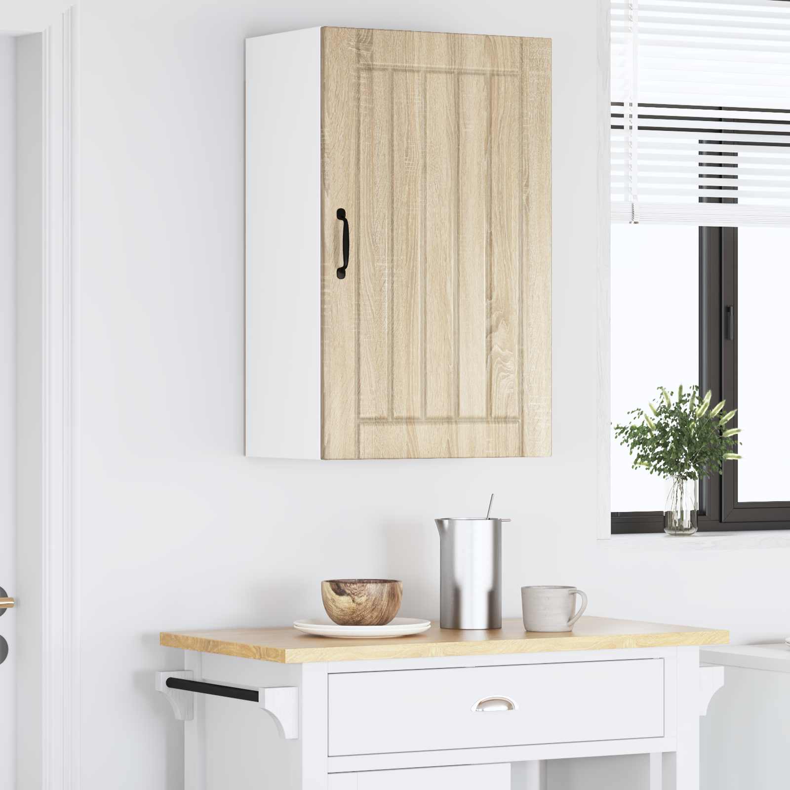 Armadietto a muro LUCCA Rovere Sonoma 50 x 31 x 80 cm | homemem39