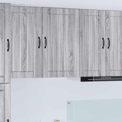 Armadietto a muro LUCCA Grigio Sonoma 50 x 31 x 80 cm