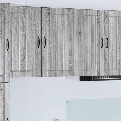 Armadietto a muro LUCCA Grigio Sonoma 50 x 31 x 80 cm