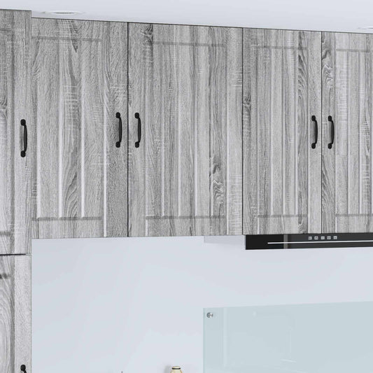 Armadietto a muro LUCCA Grigio Sonoma 50 x 31 x 80 cm