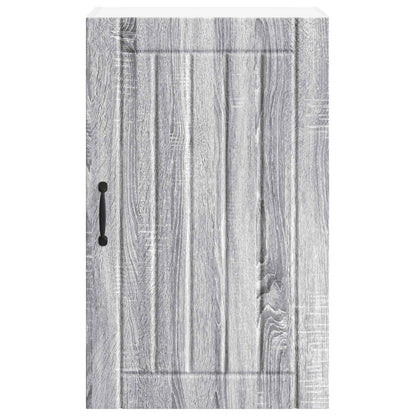 Armadietto a muro LUCCA Grigio Sonoma 50 x 31 x 80 cm
