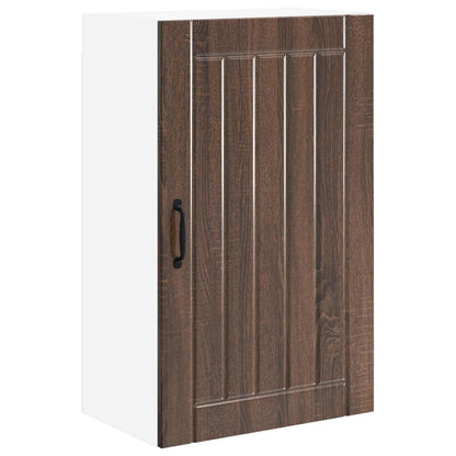 Armadietto a muro LUCCA Rovere Marrone 50 x 31 x 80 cm