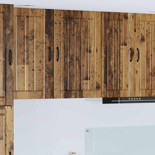 Armadietto a muro LUCCA Legno antico 50 x 31 x 80 cm | homemem39