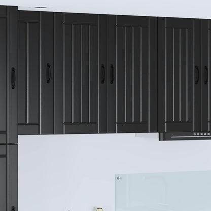 Armadietto a muro LUCCA Nero 80 x 31 x 80 cm | homemem39