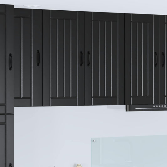 Armadietto a muro LUCCA Nero 80 x 31 x 80 cm | homemem39
