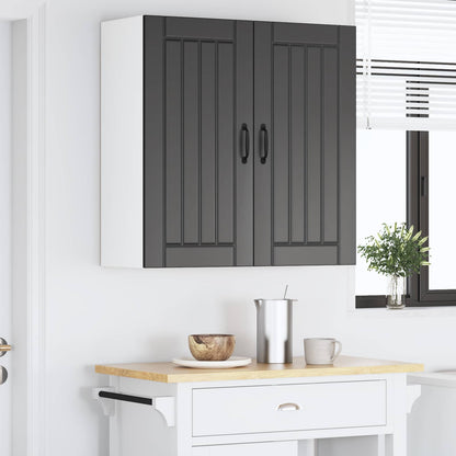 Armadietto a muro LUCCA Nero 80 x 31 x 80 cm | homemem39