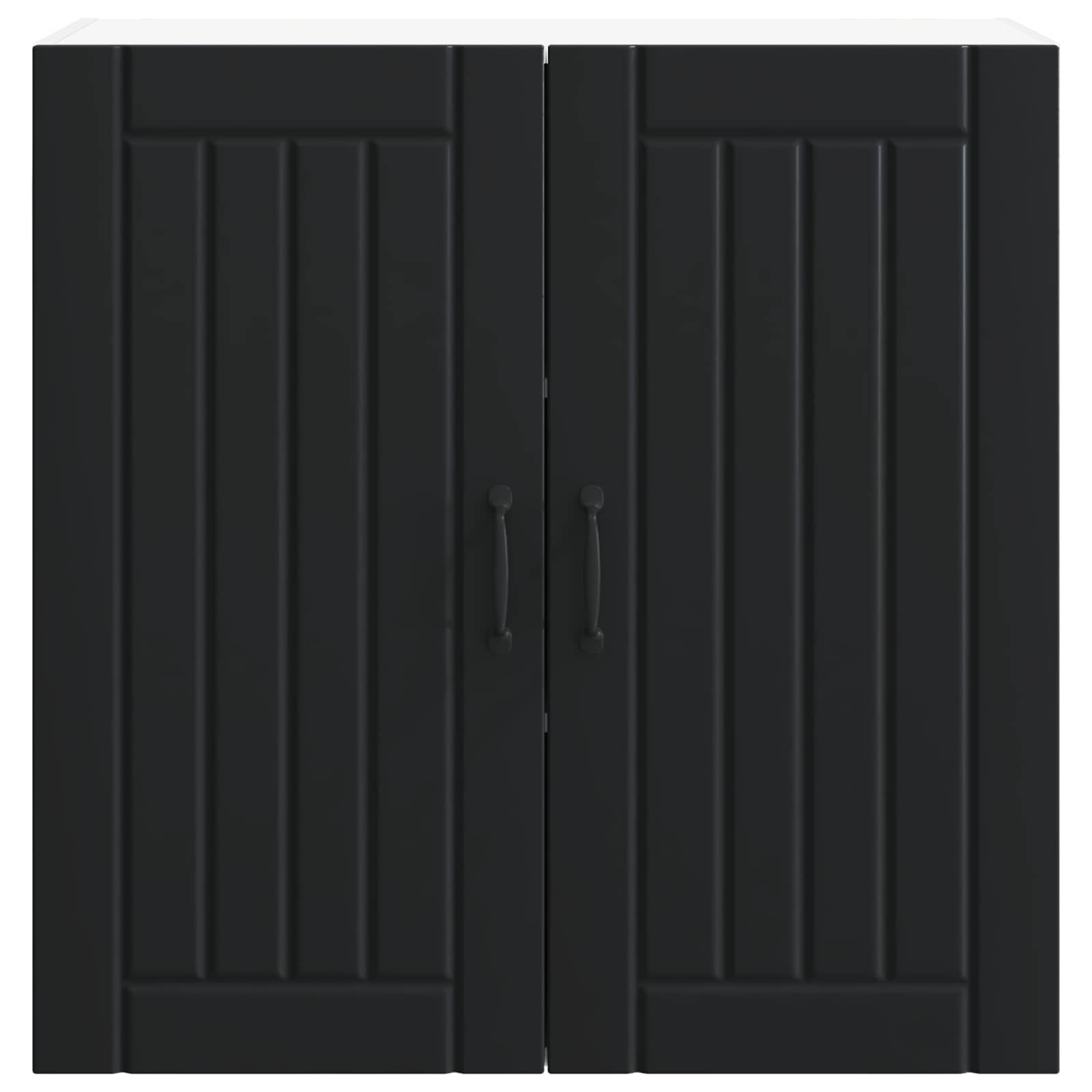 Armadietto a muro LUCCA Nero 80 x 31 x 80 cm | homemem39