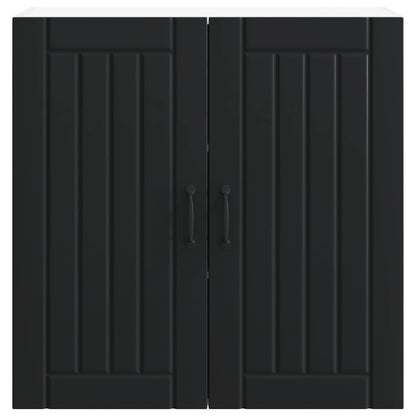 Armadietto a muro LUCCA Nero 80 x 31 x 80 cm | homemem39