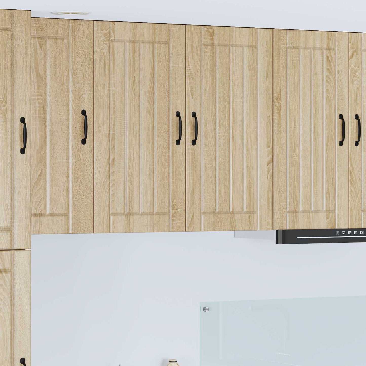 Armadietto a muro LUCCA Rovere Sonoma 80 x 31 x 80 cm