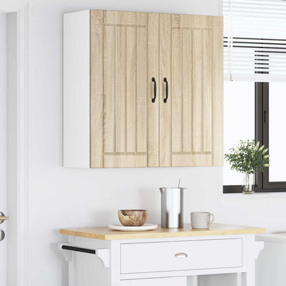 Armadietto a muro LUCCA Rovere Sonoma 80 x 31 x 80 cm | homemem39
