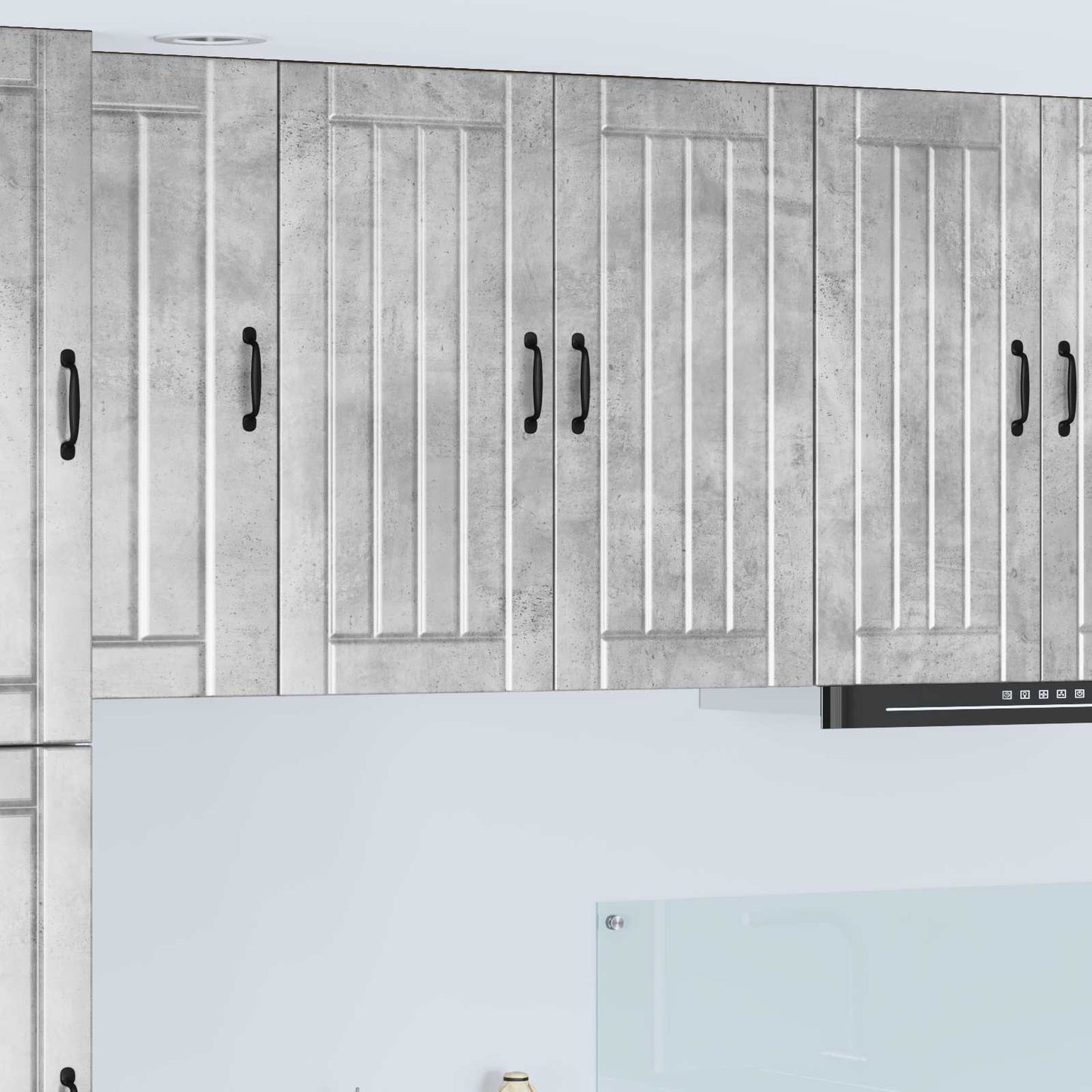Armadietto a muro LUCCA Grigio Cemento 80 x 31 x 80 cm | homemem39