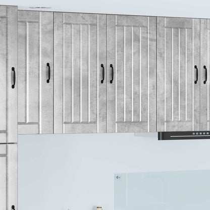 Armadietto a muro LUCCA Grigio Cemento 80 x 31 x 80 cm