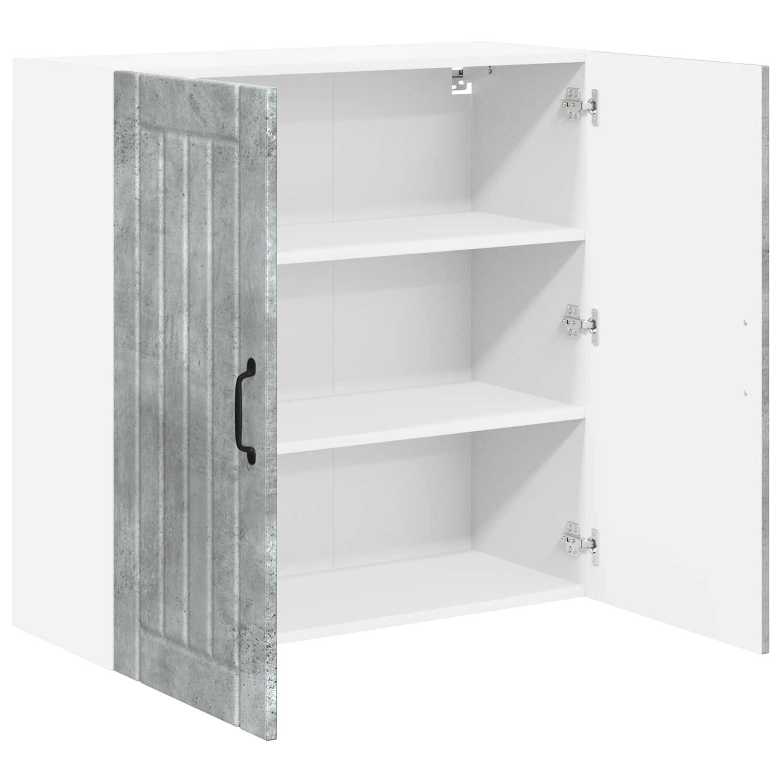 Armadietto a muro LUCCA Grigio Cemento 80 x 31 x 80 cm | homemem39