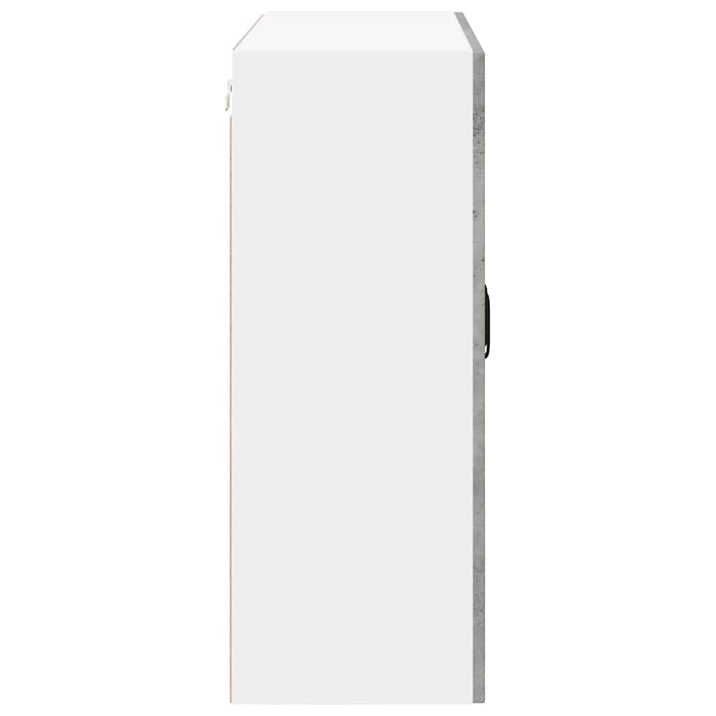 Armadietto a muro LUCCA Grigio Cemento 80 x 31 x 80 cm | homemem39