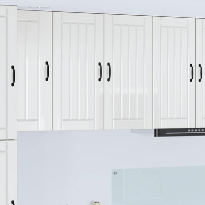 Armadietto a muro LUCCA Bianco Lucido 80 x 31 x 80 cm | homemem39