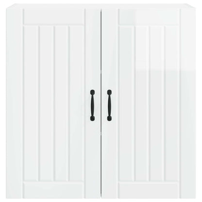 Armadietto a muro LUCCA Bianco Lucido 80 x 31 x 80 cm | homemem39