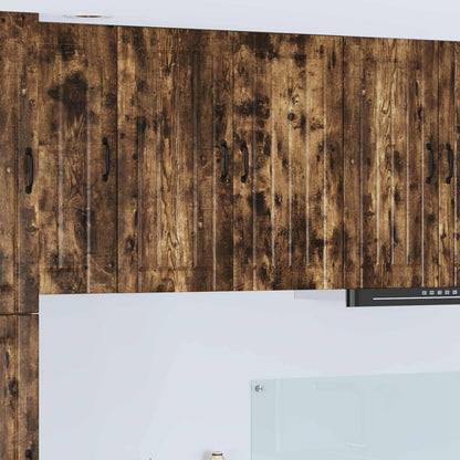 Armadietto a muro LUCCA Rovere Fumo 80 x 31 x 80 cm | homemem39