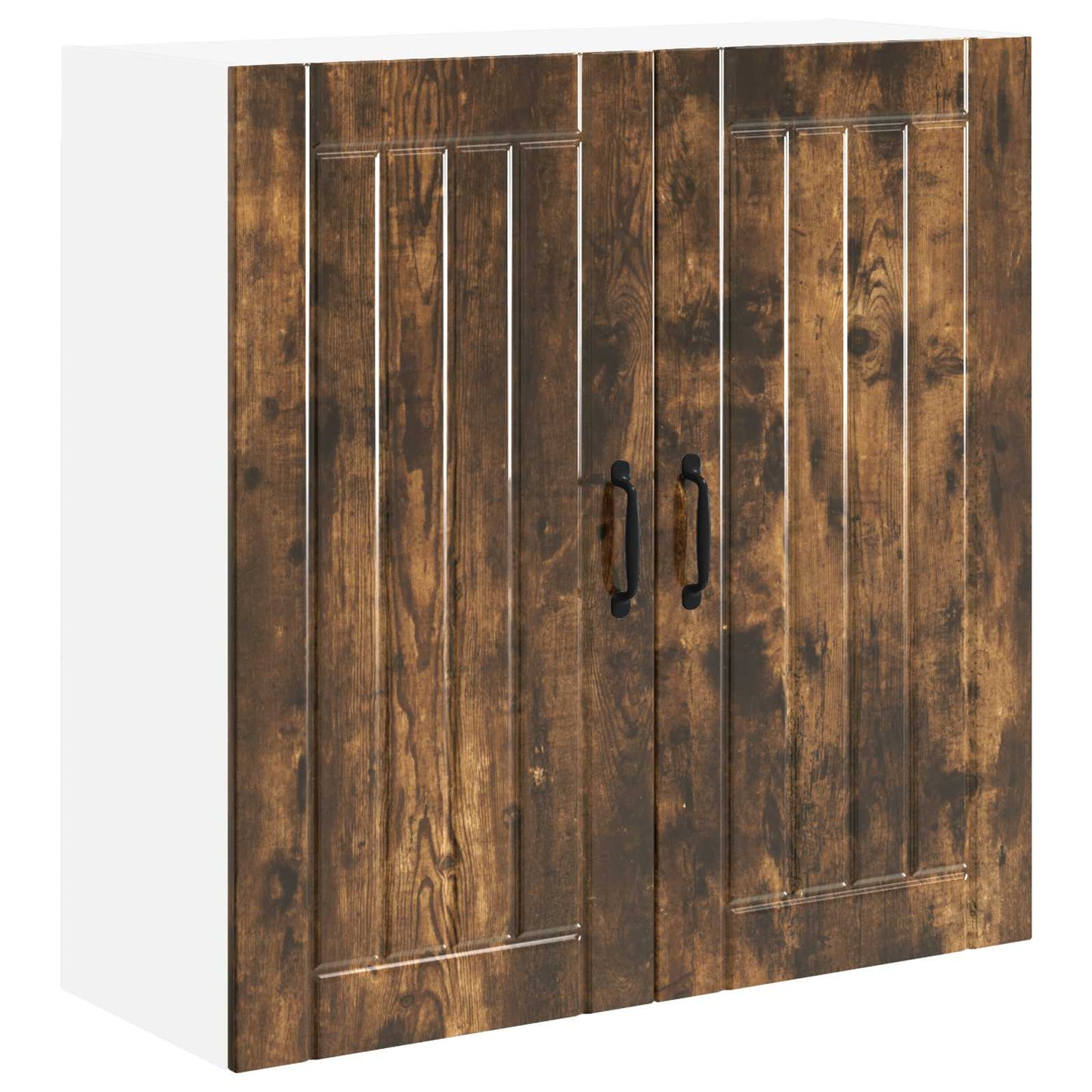 Armadietto a muro LUCCA Rovere Fumo 80 x 31 x 80 cm | homemem39