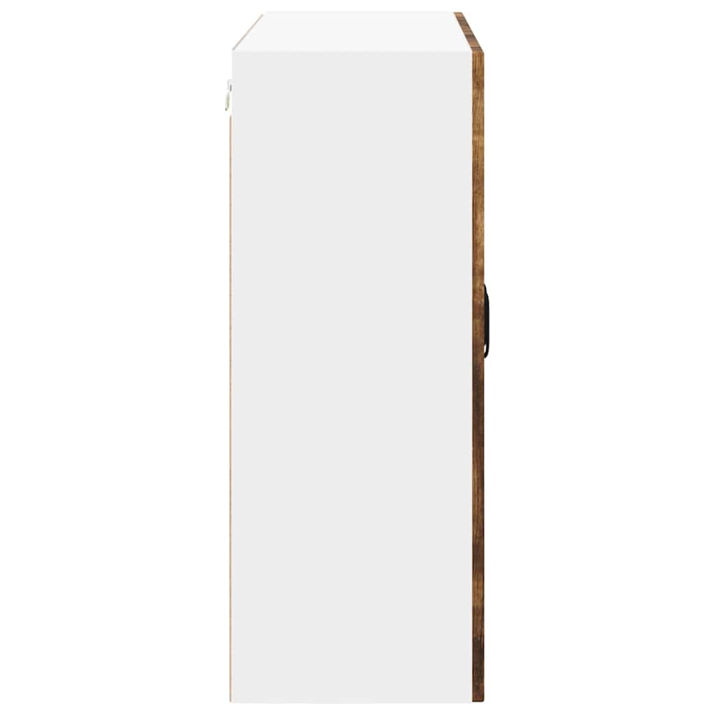 Armadietto a muro LUCCA Rovere Fumo 80 x 31 x 80 cm | homemem39