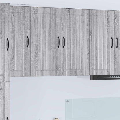 Armadietto a muro LUCCA Grigio Sonoma 80 x 31 x 80 cm