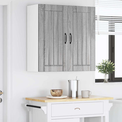 Armadietto a muro LUCCA Grigio Sonoma 80 x 31 x 80 cm | homemem39