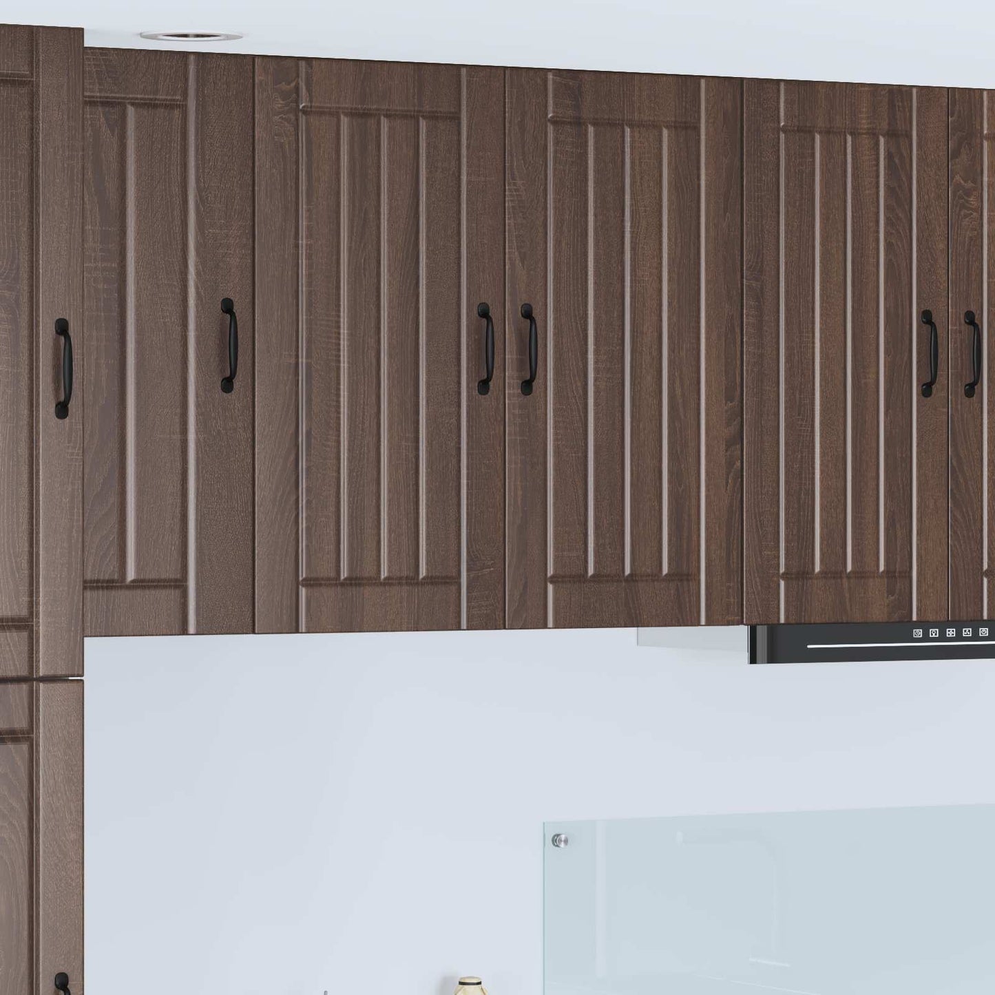 Armadietto a muro LUCCA Rovere Marrone 80 x 31 x 80 cm | homemem39