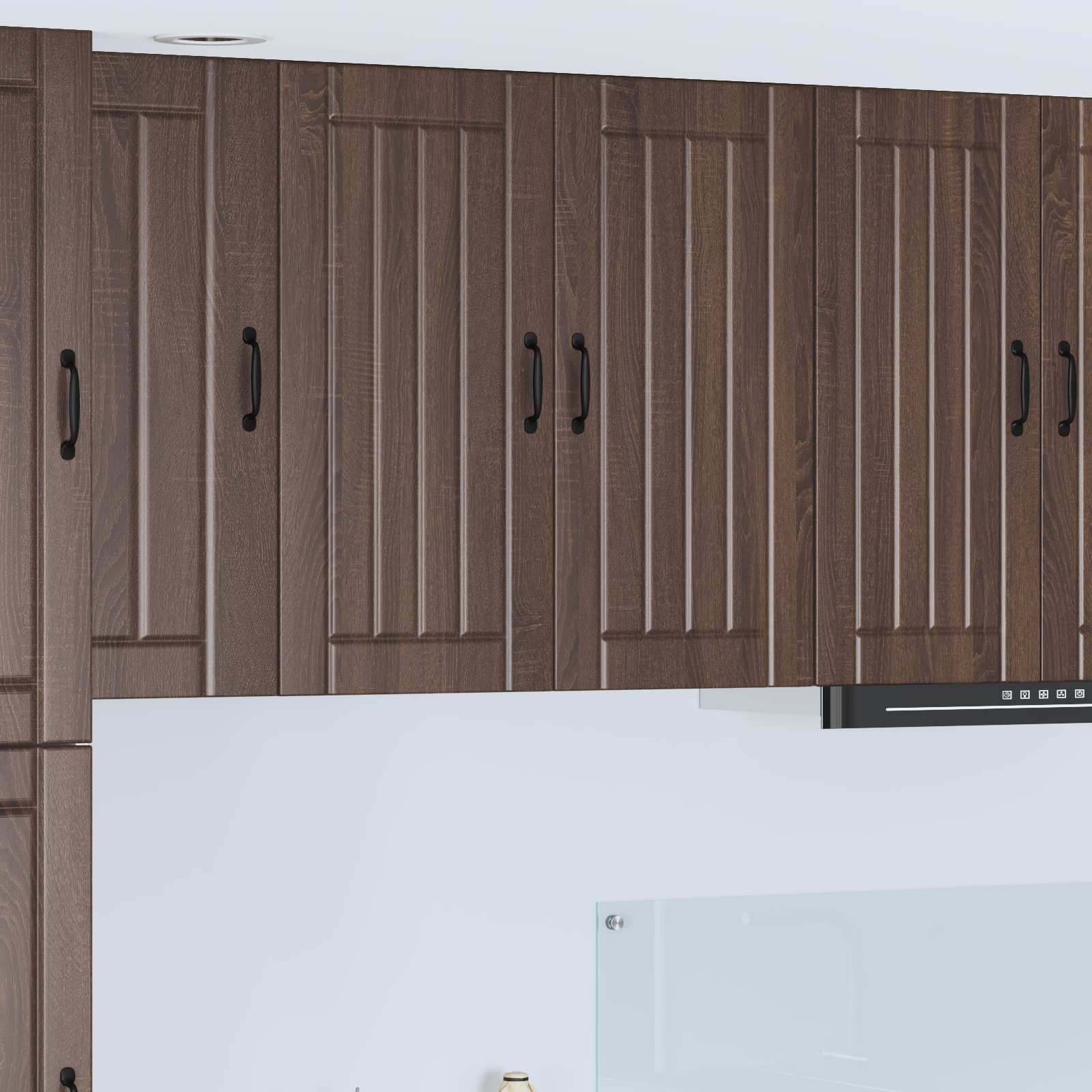 Armadietto a muro LUCCA Rovere Marrone 80 x 31 x 80 cm | homemem39