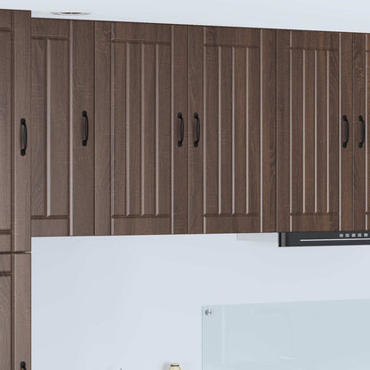 Armadietto a muro LUCCA Rovere Marrone 80 x 31 x 80 cm