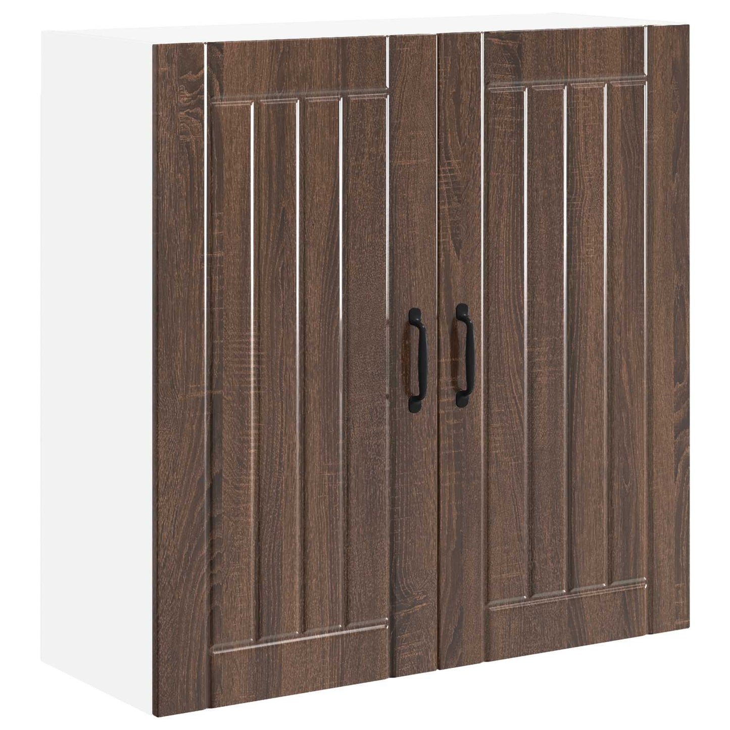 Armadietto a muro LUCCA Rovere Marrone 80 x 31 x 80 cm